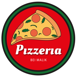 Pizzeria bei Malik logo.